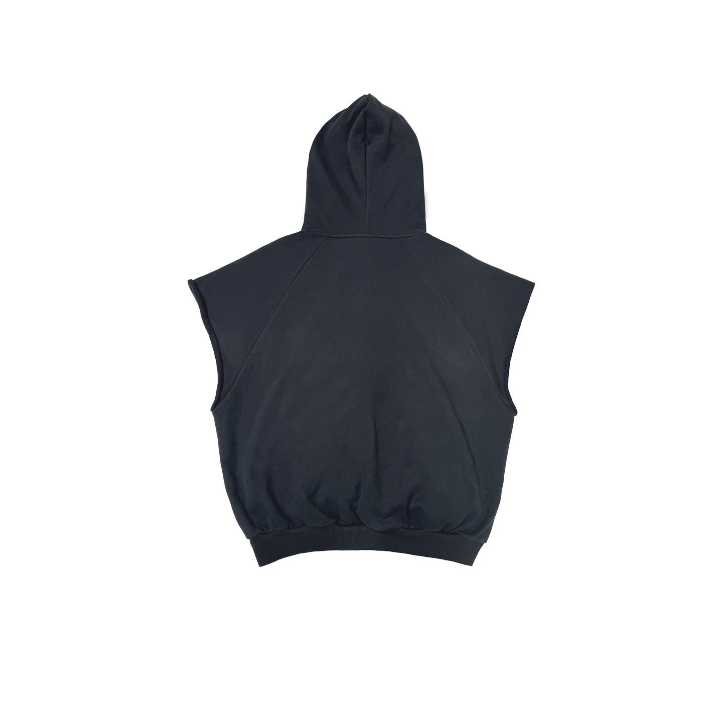 SLEEVELESS HOODIE (BLACK)