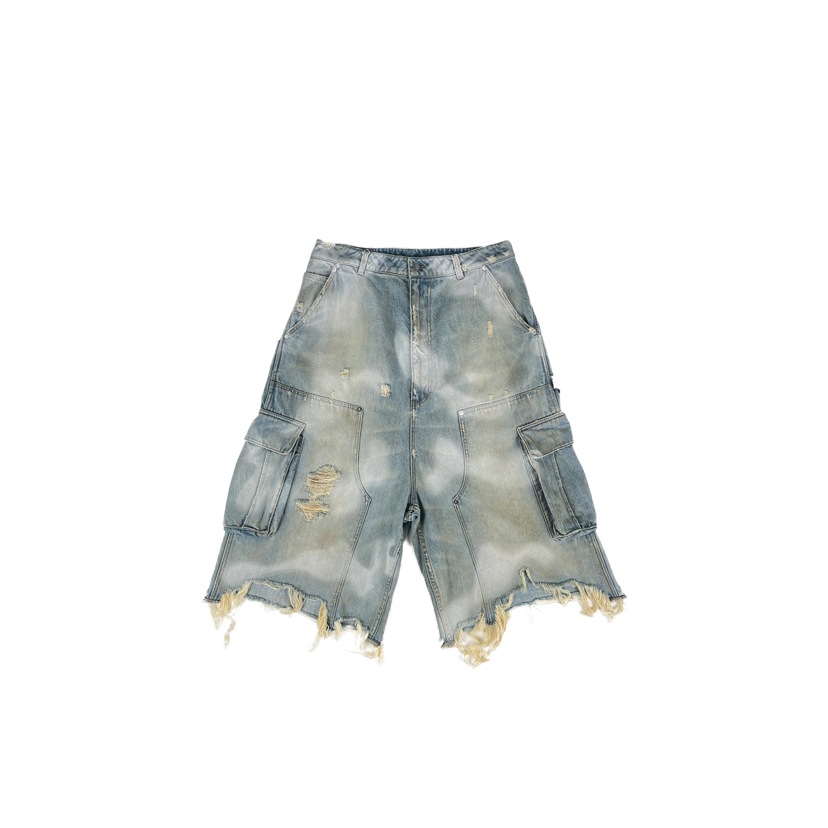 SKY CAMO CARGO SHORTS