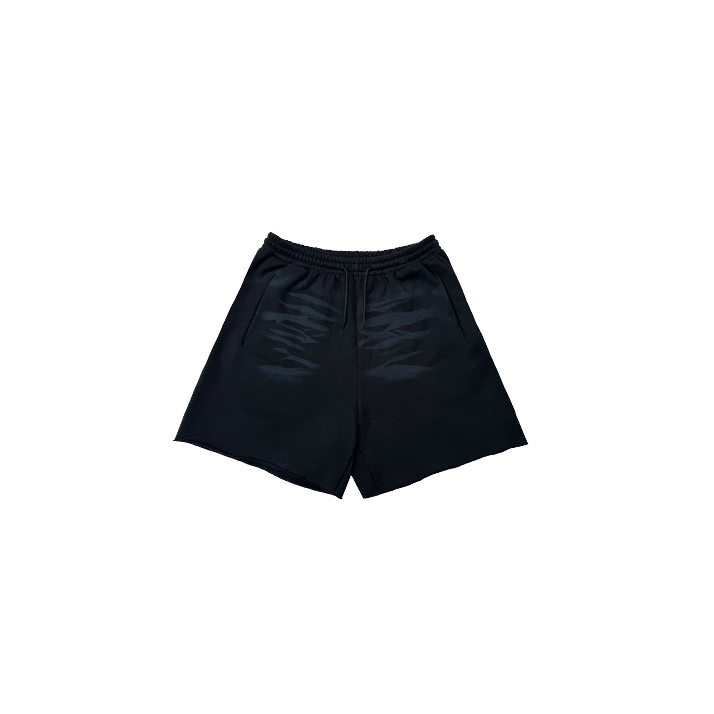 FADED SWEAT SHORTS (BLACK)