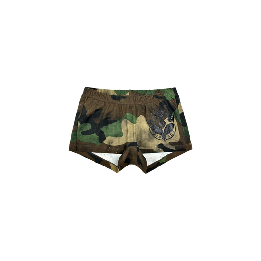 WOODLAND CAMO BOY SHORTS PRE-ORDER